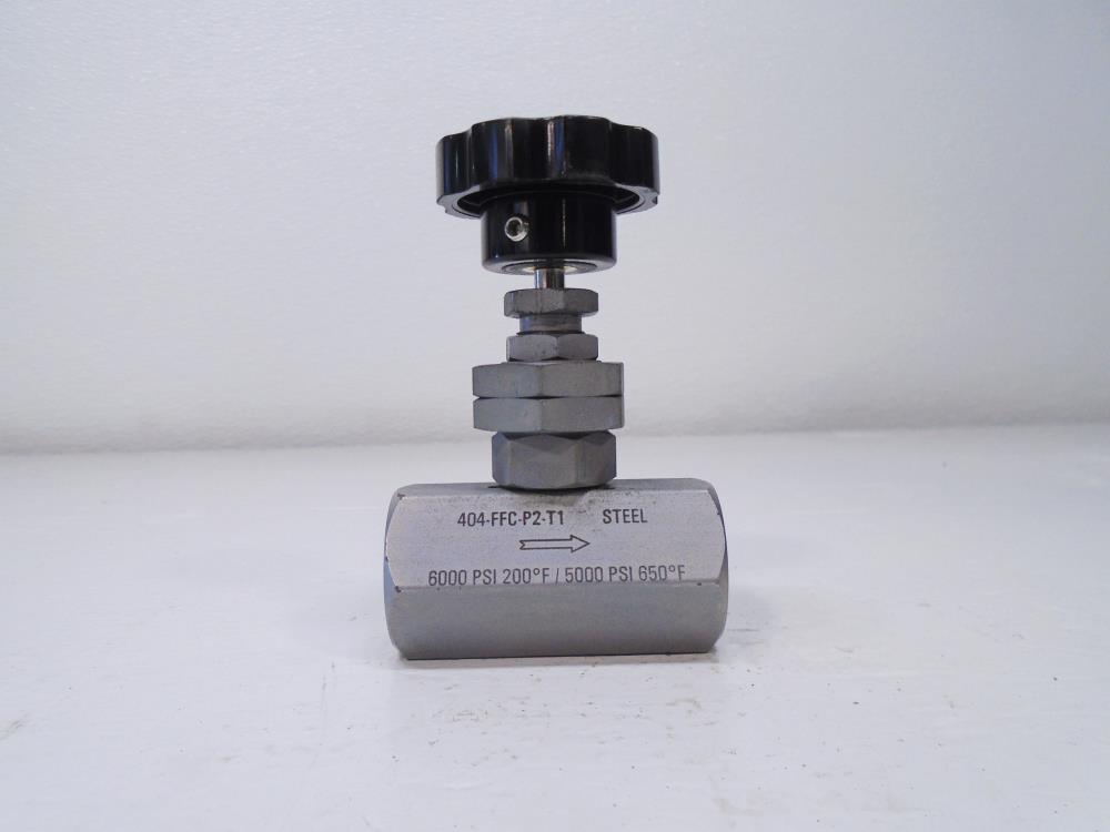 LOT of (3) NOSHOK 1/2" Needle Valves 404-FFC-P2-T1